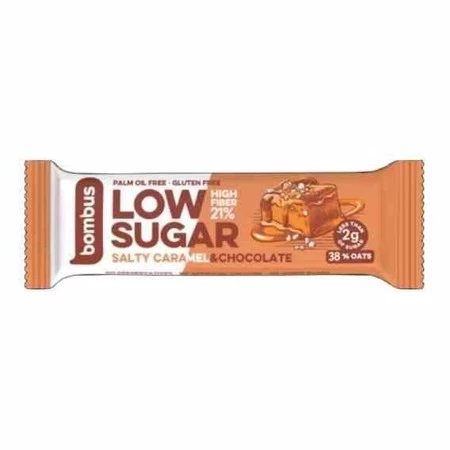 Baton Low Sugar słony karmel- czekolada BEZGL. 40 g KRÓTKA DATA 2025-12-23