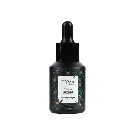 Tyma Herbs, Ziołun, Olejek z Uczepu do całego ciała, 30 ml