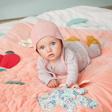 LILLIPUTIENS Aktywizująca mata do zabawy i śpiwór 2w1 Sarenka Stella 0 m+