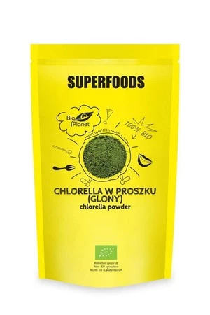 Bio Planet − Superfoods, chlorella w proszku − 200 g 