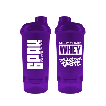 6PAK SHAKER MILKY SHAKE WHEY PURPLE 500+150ml