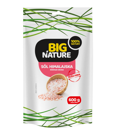Sól himalajska różowa gruba 600g Duża Paka