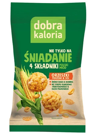 Kulki śniadaniowe orzeszki prażone & sól 32 g