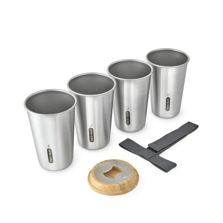 Black+Blum Zestaw 4 kubków stalowych 6el. NEW