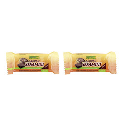 Zestaw: 2x SEZAMKI W CZEKOLADZIE BIO 27 g - RAPUNZEL