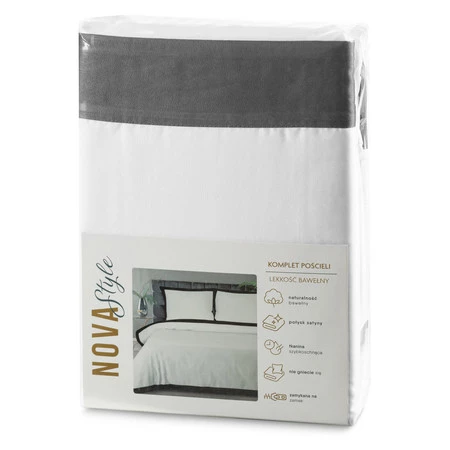 Komplet pościeli Laura, 160 x 200 cm, Biały