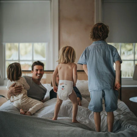 Kit & Kin, Pieluszki Jednorazowe 6 Junior (15 kg+), Piesek/Pingwinek, 24 szt.