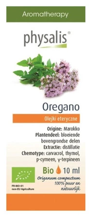 OLEJEK ETERYCZNY OREGANO BIO 10 ml - PHYSALIS