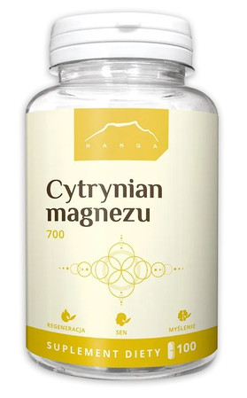 Nanga Cytrynian magnezu 700 mg 100 kaps.