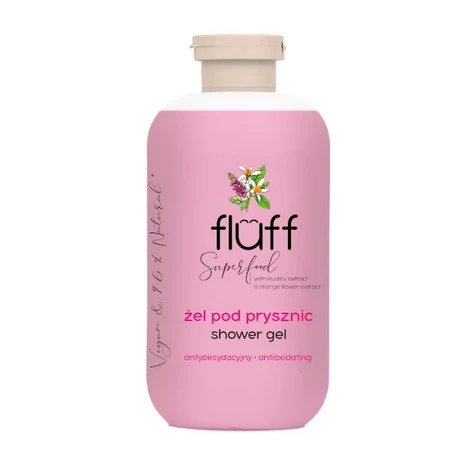 Fluff - Żel pod prysznic. Kudzu i kwiat pomarańczy - 500 ml