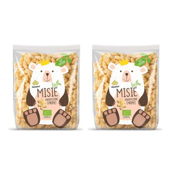 Zestaw: 2x CHRUPKI KUKURYDZIANE MISIE BIO 80 g - GRANEX