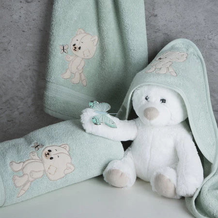 Ręcznik Dziecięcy Baby66 50 x 90 cm, Miętowy