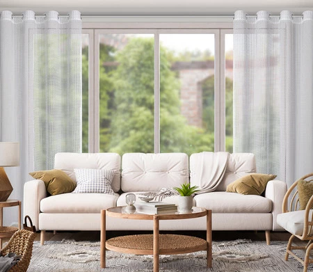 FIRANA GOTOWA NERI 140 X 250 CM BIAŁY