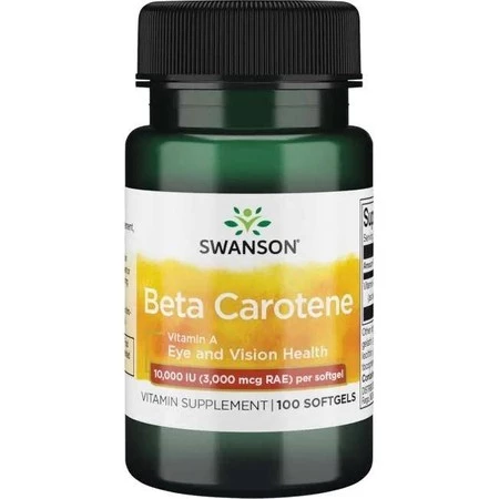 Swanson Beta caroten 10 000 Iu 100 K