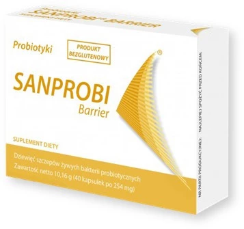 Sanprobi SANPROBI BARRIER, probiotyk 40 kaps.
