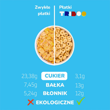 Smileat Triboo, BIO Płatki Śniadaniowe, 300g
