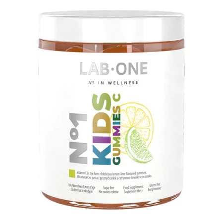 N°1 Kids Gummies C suplement diety o smaku cytrynowo-limonkowym 60 żelek