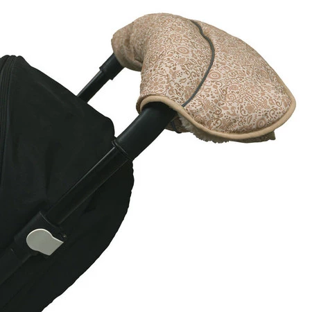 Lodger Wodoodporna mufka do wózka jasnobeżowa Taslon Birch