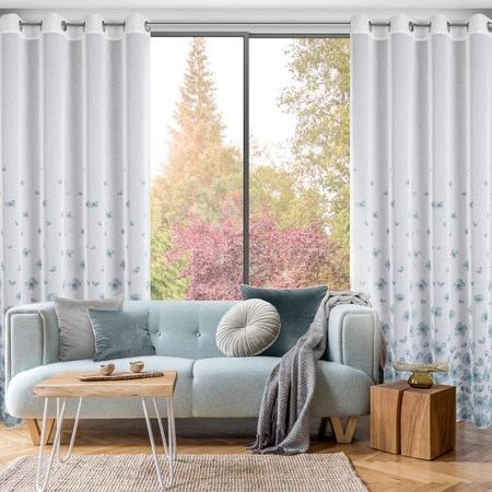 ZASŁONA GOTOWA ANDREA 140 X 250 CM BIAŁY