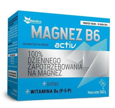 EkaMedica Magnez B6 Activ saszetki 7 g - 21 szt.