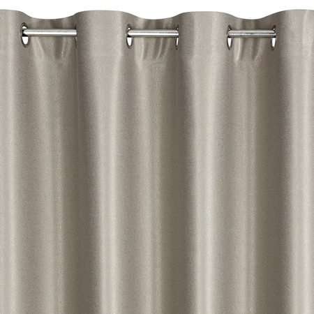 ZASŁONA GOTOWA SELINA 140 X 250 CM CIEMNOBEŻOWY