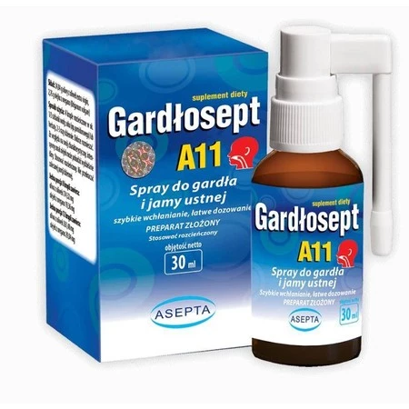 Asepta Gardłosept A11 Spray do gardła 30 ml