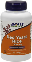 ow Foods Red Yeast Rice Concentrated 10:1 Extract, 1200mg na wsparcie układu krążenia  60 tabl.
