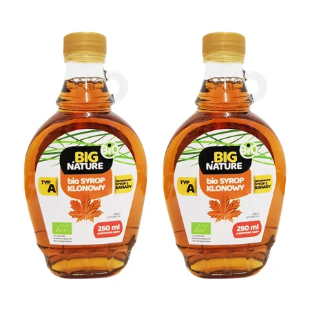 Zestaw 2x Big Nature Syrop Klonowy BIO 250 ml
