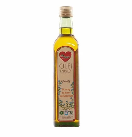 Olej lniany wielkopolski 250 ml