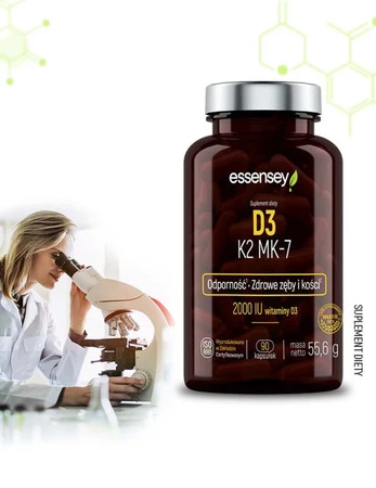 Essensey Witamina D3 K2 MK-7 - 90 kaps.