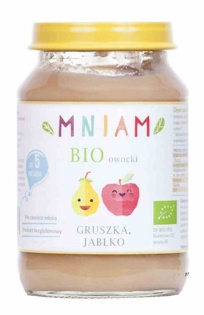 Deser gruszka-jabłko BIO 190 g MNIAM