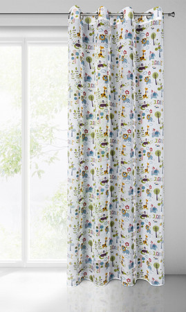 ZASŁONA GOTOWA BILLY 140 X 250 CM BIAŁY