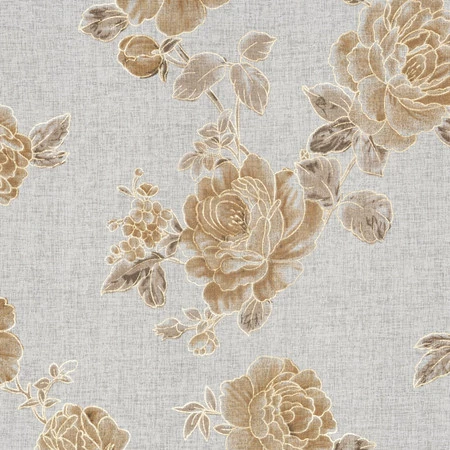 Zasłona ZAS/MELA/BEŻ+ZŁ 140X250 PRZELOTKI