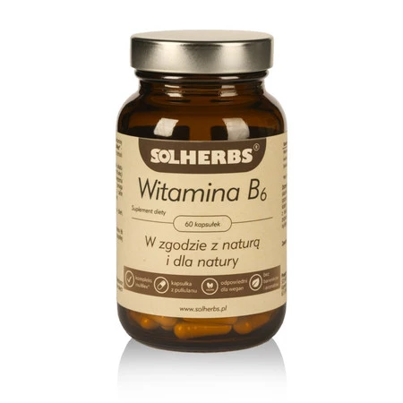 SOLHERBS Witamina B6 60 kaps.