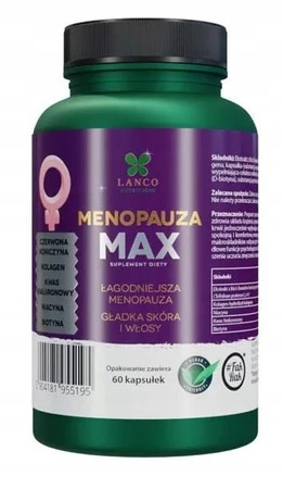 Lanco Nutritions Menopauza Max 60 kaps.