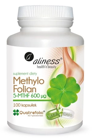 Methylo Folian 600 µg, Quatrefolic x 100 VEGE kaps.