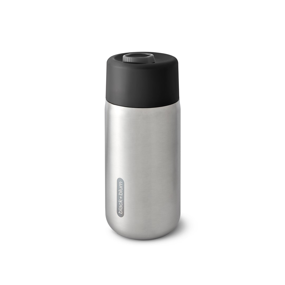 Black+Blum Kubek termiczny stalowy, czarny - Nabea.pl