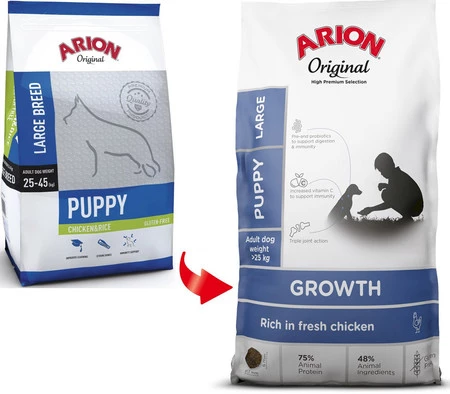 Arion Original Growth Puppy Large Chicken 12kg