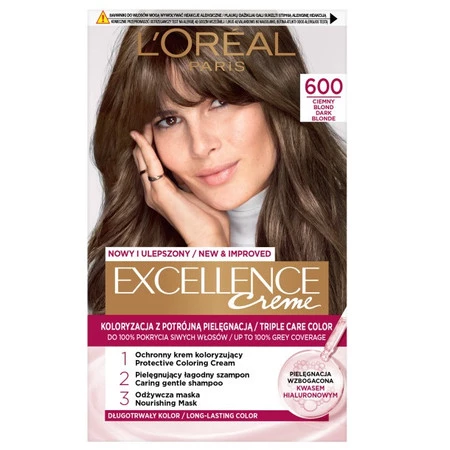 Excellence Creme farba do włosów 600 Ciemny Blond