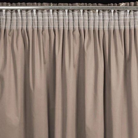 ZASŁONA GOTOWA MOLLY NA TAŚMIE 140 X 270 CM BRĄZOWY