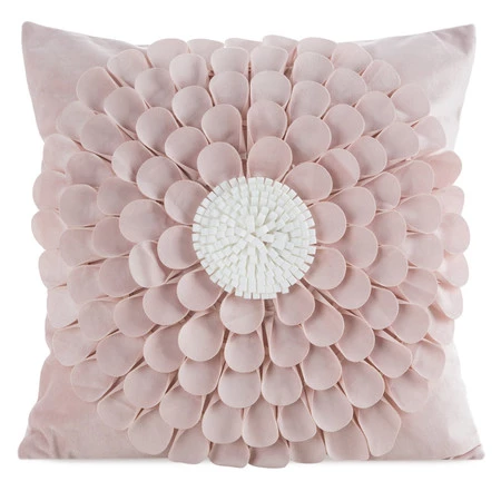 POSZEWKA FLORES 2 45 X 45 CM PUDROWY