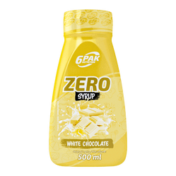 6PAK SYRUP ZERO 500ml WHITE CHOCOLATE