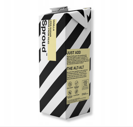 Zestaw 6x Sproud Vanilla Napój Roślinny z białka grochu o smaku waniliowym 1l