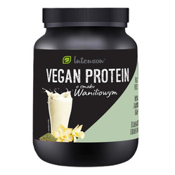 Intenson Vegan protein o smaku waniliowym 600g KRÓTKA DATA 2026-10-18