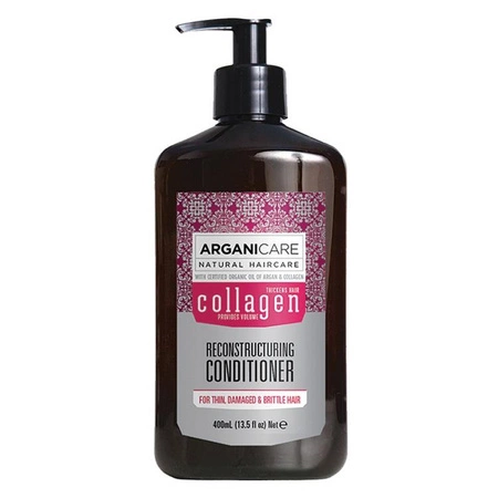 Arganicare − Collagen Conditioner, odżywka z kolagenem do cienkich i łamliwych włosów − 400 ml