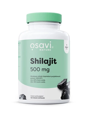 Osavi Grzyby Shilajit 500mg na wsparcie odprności 120 kaps. vege