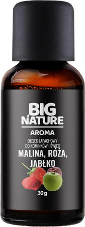 Big Nature Olejek zapachowy Malina & Róża, Jabłko 30g