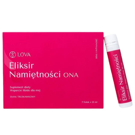Eliksir Namiętności Ona suplement diety Truskawka 7x25ml