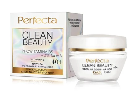 Perfecta Clean Beauty 40+ Wygładzający Krem na dzień i na noc 50ml