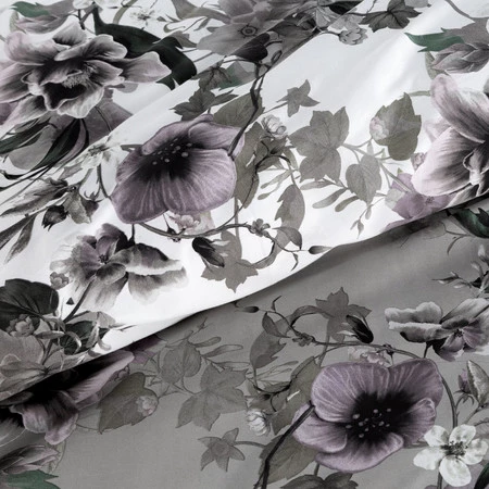 Komplet pościeli satynowej Nika 54, 220 x 200 cm, Popielaty